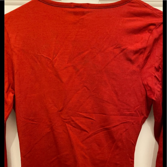 Gap body red top wrap - Picture 2 of 2
